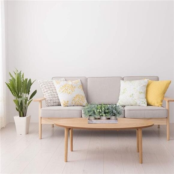 Set of 3 Mini Potted Artificial Eucalyptus Plants Faux Rosemary Plant Assortment - Picture 7 of 8